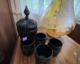 Tiara Black Onyx Barware