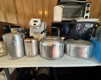 Vtg Aluminum & Small Appliances