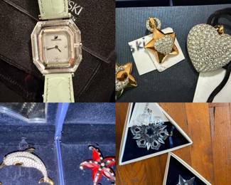Swarovski jewelry and ornaments