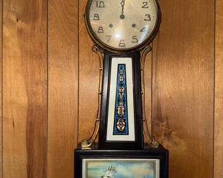 Banjo Style Antique Clock