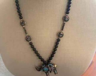Cloisonne necklace