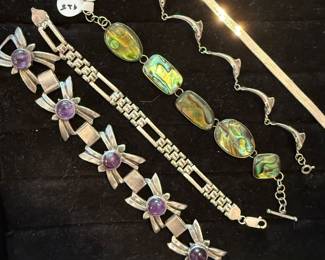Sterling bracelets
