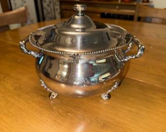 Silver Plate covered dish