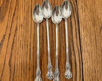 4 iced tea spoons in Old Master by Towle Sterling