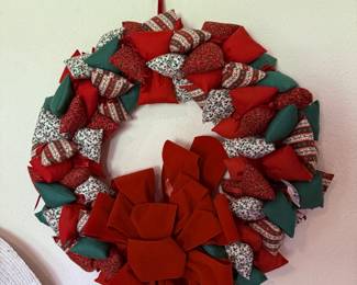 Vintage Quilted wreath