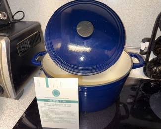 Martha Stewart enameled cast iron Dutch Oven( new)