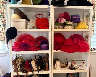 Vintage Hats and Purses