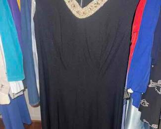 vintage black dress