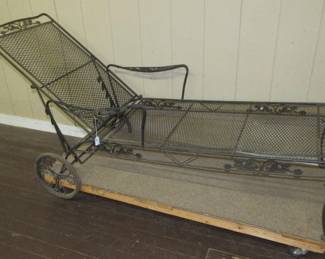 Wrought Iron Lounger