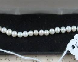 Sterling & Pearl Bracelet