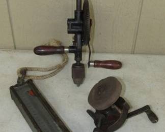 Primitive Hand Drill, Knife Sharpener, & Scales