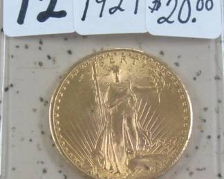 1927 Gold $20.00 Coin