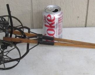 Late 1800's - Early 1900's Salesman's Sample Mule Drawn Cultivator 