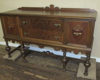 1930's Walnut Buffet