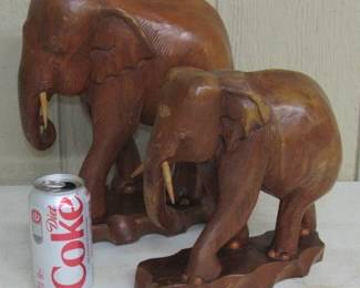 Wood Elephants 