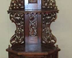 Mahogany Corner Cabinet