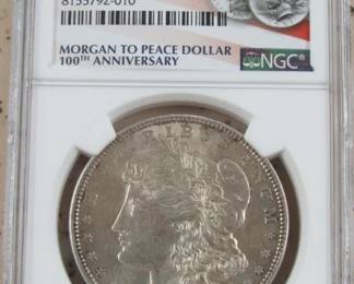 NGC 1921 BU Morgan Silver Dollar