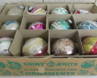 Shiny Brite Christmas Ornaments 