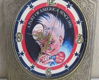 Vintage Sprite Boy Coke Clock