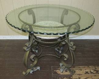 Iron Base Table