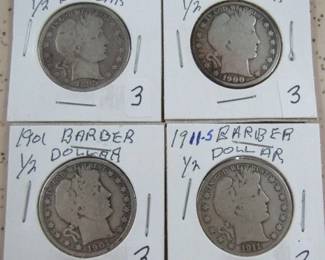 Barber Half Dollars
