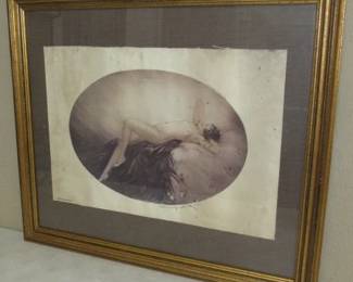 Icart Print - Nude Lady