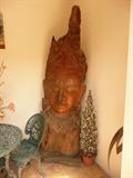 Authentic handcarved wood,
approximately 6' tall.
MAGNIFICENT!
