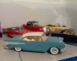 Vintage whiskey filled car decanters