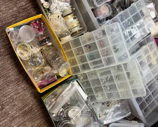 Boxes and boxes of beads and beads and beads
