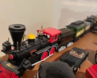 Complete whiskey filled train