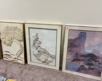 Framed wall art