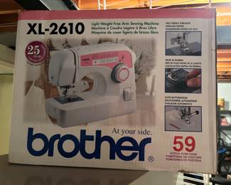
Brother, sewing machine still in box