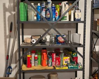 Vintage jars, household, cleaners