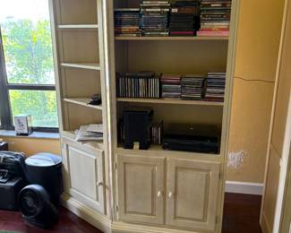 Half of bookcase/ entertainment center