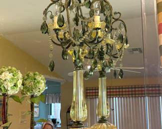 Pair of fabulous over the top lamps