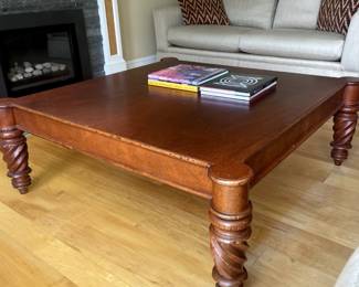 Milling Road for Baker furniture "West Indies collection" Coffee Table - 4ft x 4ft - originally purchased for over $2,000, Asking $650