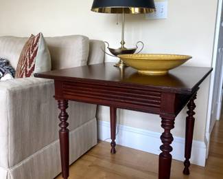 Milling Road for Baker furniture "West Indies collection" end table - 2.5" x 2.5" originally purchased for over $2,000, Asking $550