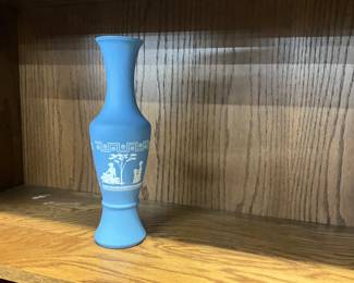 Avon Blue Wedgwood Hellenic Vase
