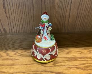 Mr Christmas Snowman Music Box