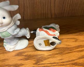 Homco Bunny Figurines