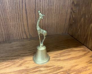 Brass Giraffe Bell