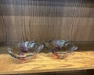 Mikasa Studio Nova Crystal Embossed Floral Pattern Bowl