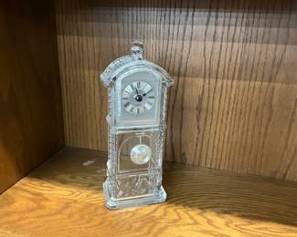Godinger Crystal Mantle Clock