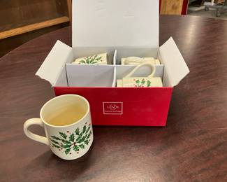 Lenox Holiday Christmas Stackable Mugs