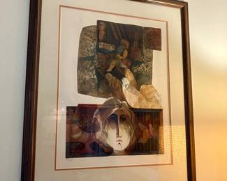 Sunol Alvar “Barcelona Suite #3” signed lithograph