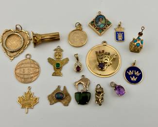 14K and 18K gold charms