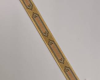 14K gold mesh bracelet