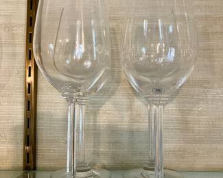 Riedel crystal wine glasses
