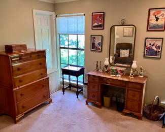 Ethan Allen chest and vanity