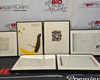 2802  6 Prints from Derriere Le Miroir 